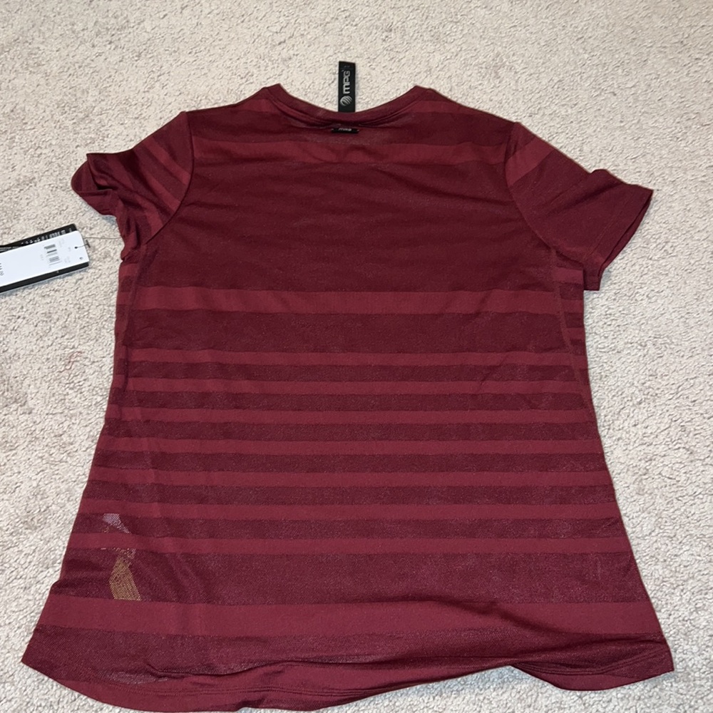 MPG Red Mesh Tee - Size Small - Picture 5 of 5